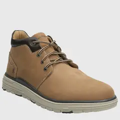 HUSH PUPPIES - Botín Hombre Cuero Café