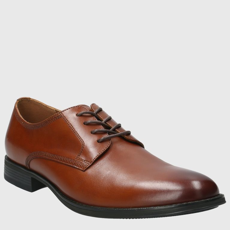 Zapato Casual Hombre Cuero Café