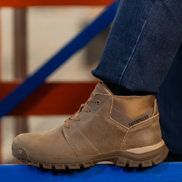 Botín Hombre Cuero Café