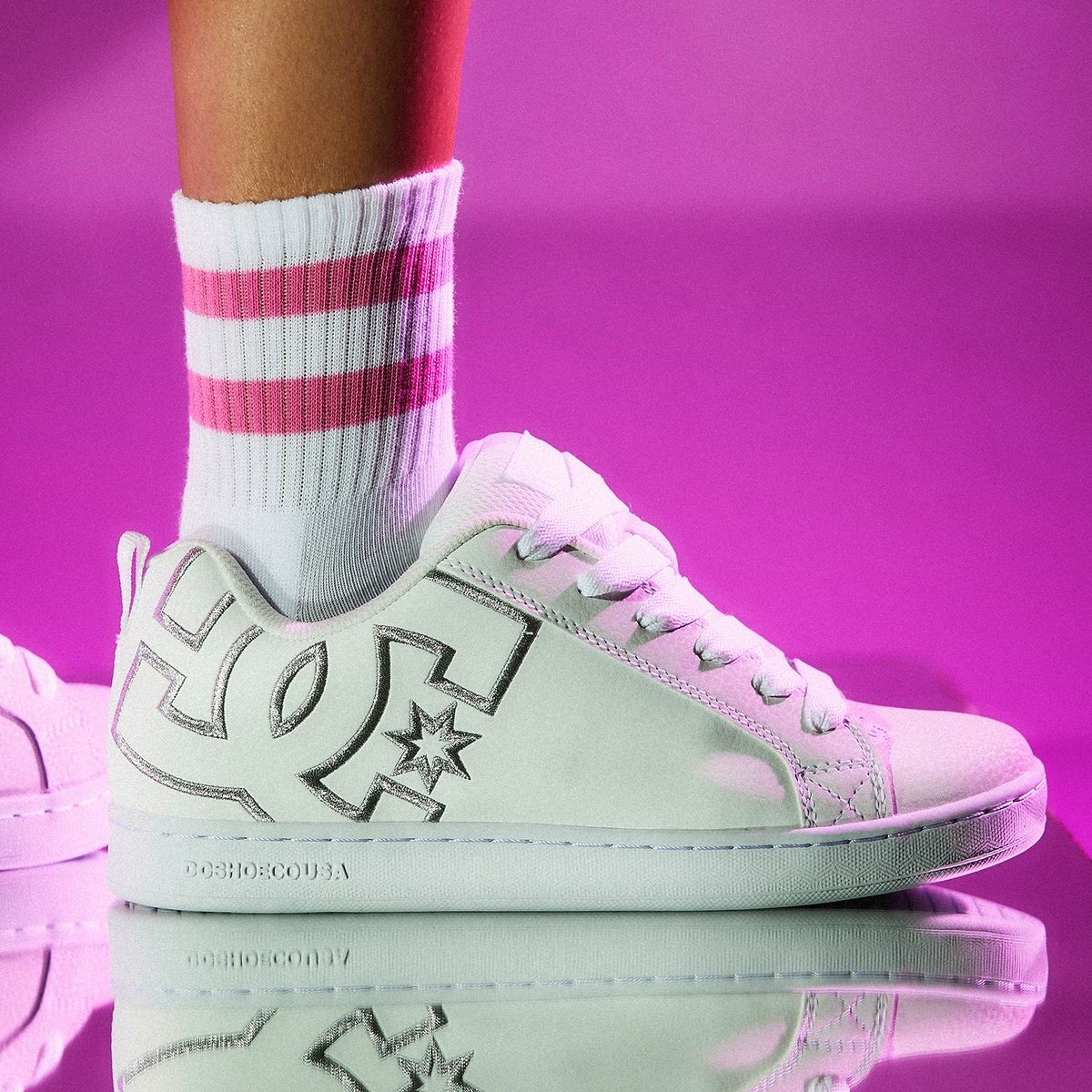 DC SHOES - C Graffik Wm5 Zapatilla Urbana Mujer Blanco Dc Shoes