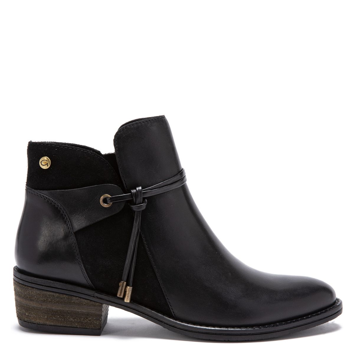 GACEL - Botín Mujer Cuero Negro Gacel