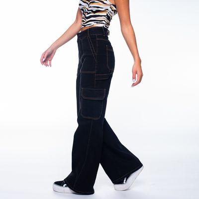 Imagen 2 del producto Jeans Wide Leg Tiro Alto Mujer