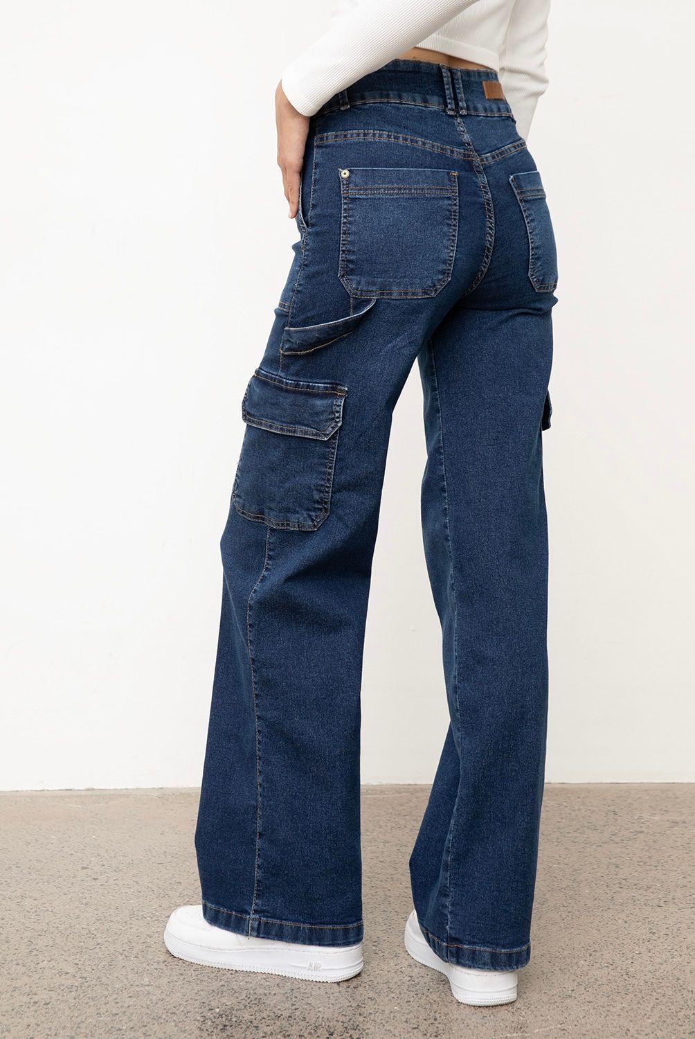 EFESIS - Jeans Palazzo Tiro Alto  Mujer Efesis