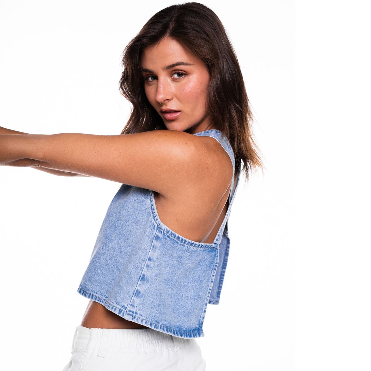 EFESIS - Peto Manga Corta Algodón Mujer Efesis