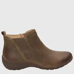 HUSH PUPPIES - Botín Mujer Cuero Café