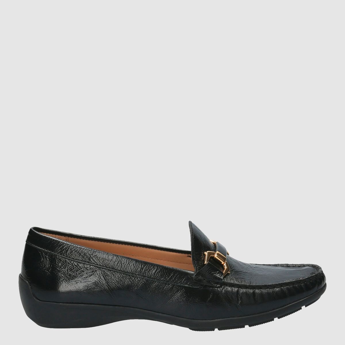 HUSH PUPPIES - Mocasín Mujer Cuero Negro Hush Puppies