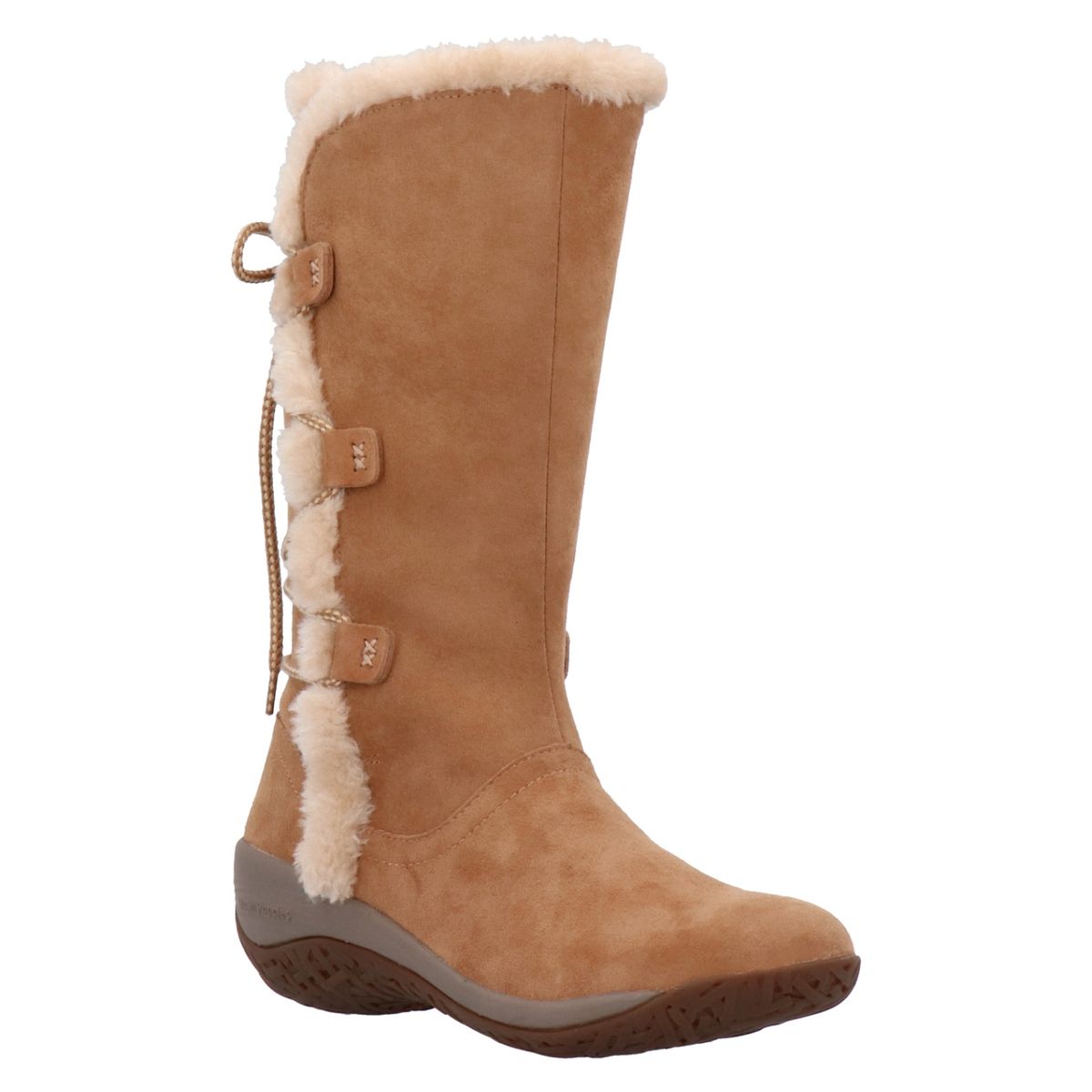 HUSH PUPPIES - Bota Mujer Cuero Café Hush Puppies