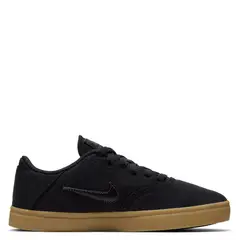 NIKE - Sb Check Cnvs Zapatilla Urbana Niño Negro (34.5 a 37.5)