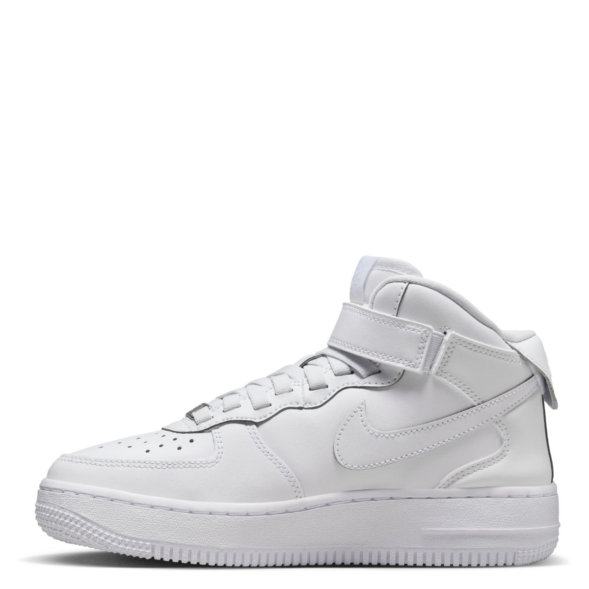 NIKE - Air Force 1 Mid Easyon Zapatilla Urbana Niño Cuero Blanco (34 A 37.5) Nike