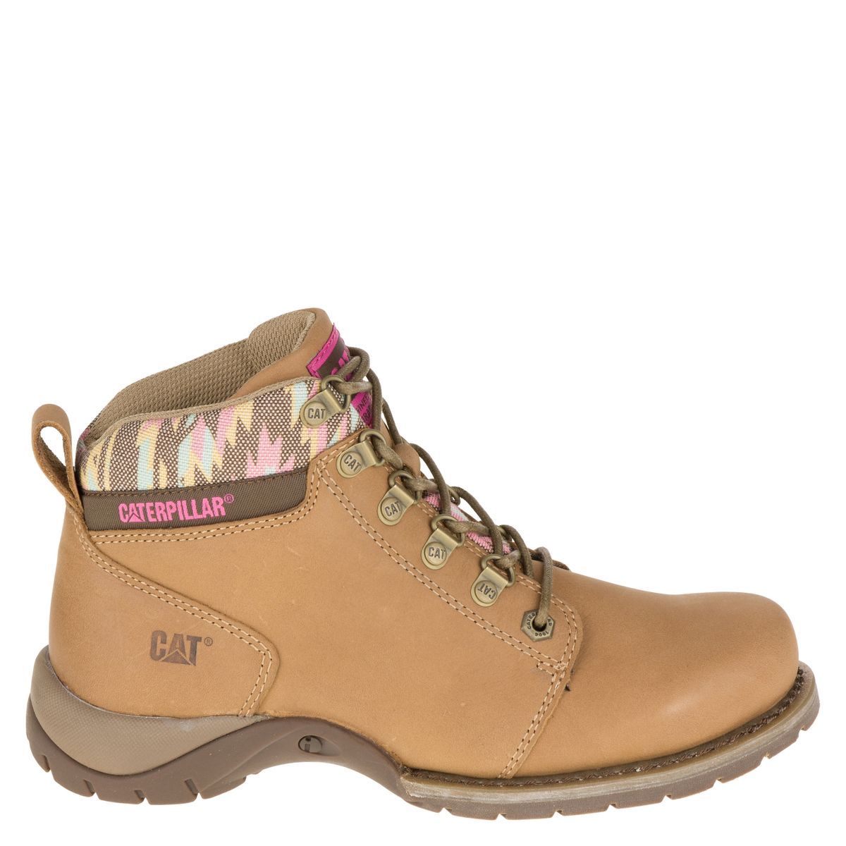 CAT - Botín Mujer Cuero Beige Cat