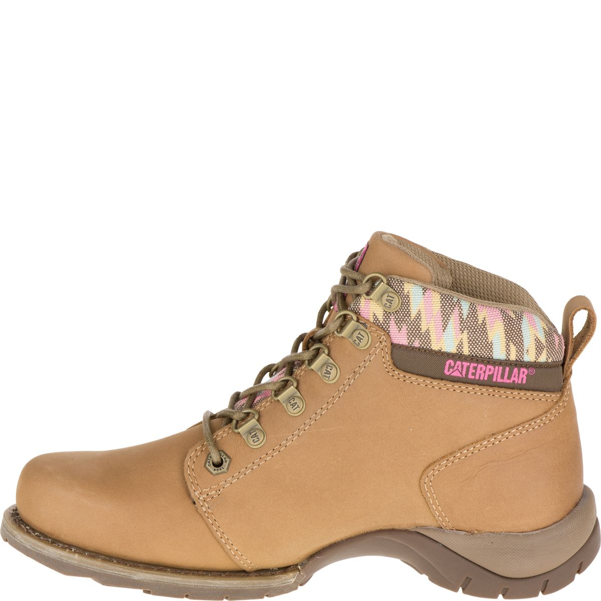 CAT - Botín Mujer Cuero Beige Cat