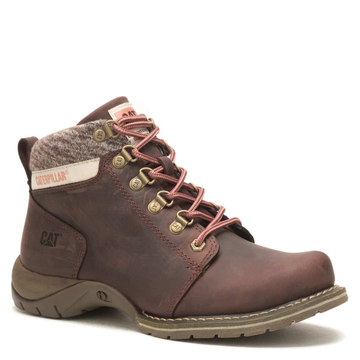 CAT - Botín Mujer Café Cat