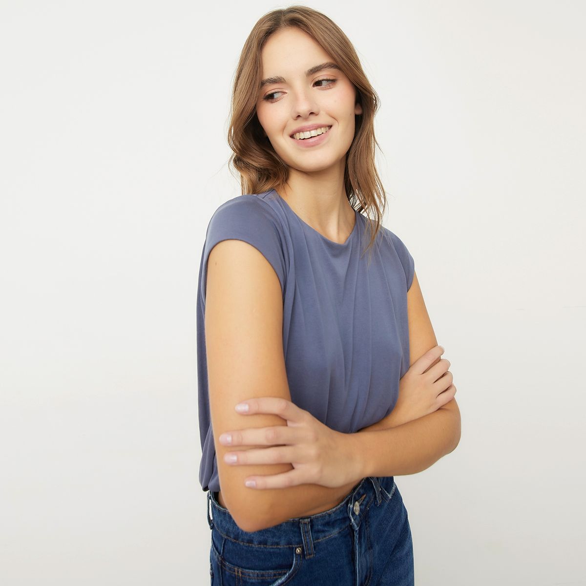 SYBILLA - Polera Manga Corta Mujer Sybilla