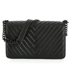 AMPHORA - Bandolera Negra Mujer