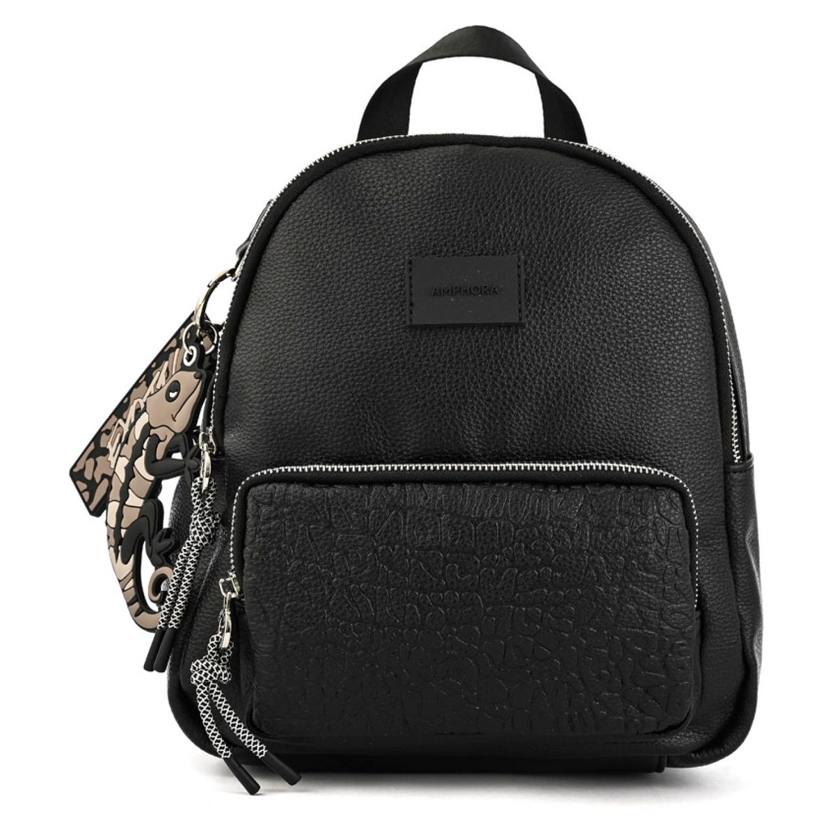 AMPHORA - Mochila Negra Mujer Amphora