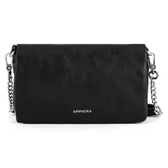 AMPHORA - Bandolera Negra Mujer