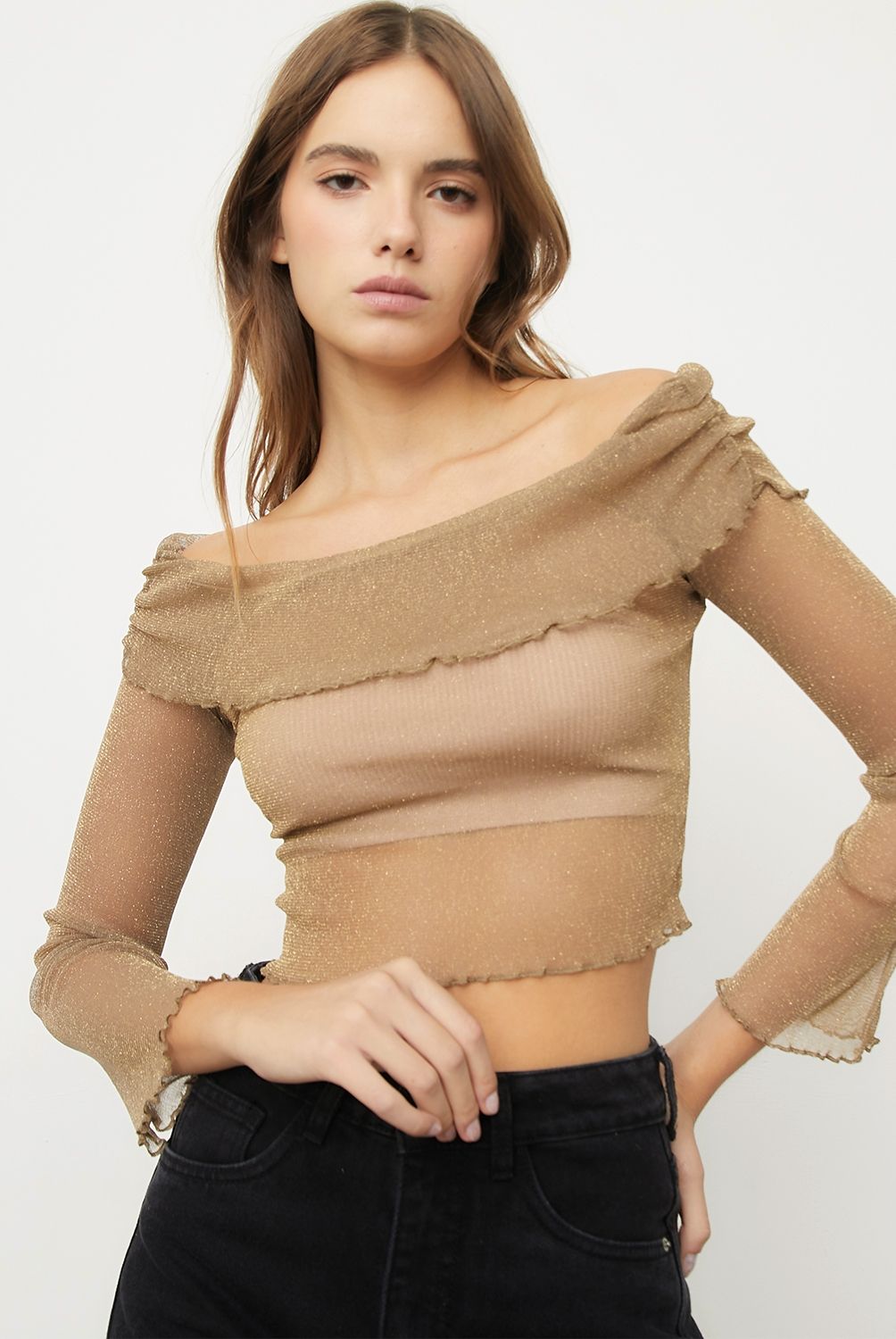 SYBILLA - Polera Manga Larga Mujer Sybilla