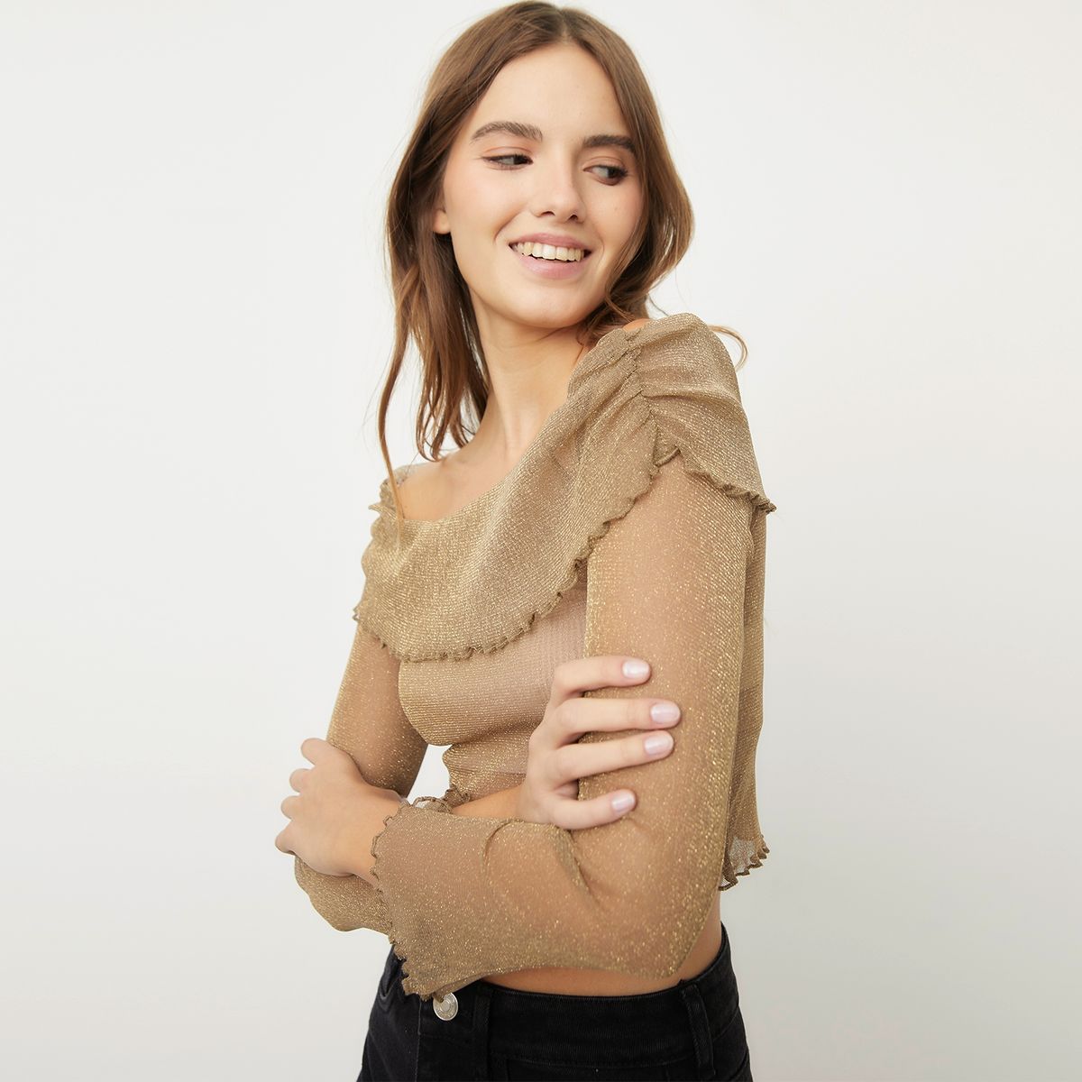 SYBILLA - Polera Manga Larga Mujer Sybilla