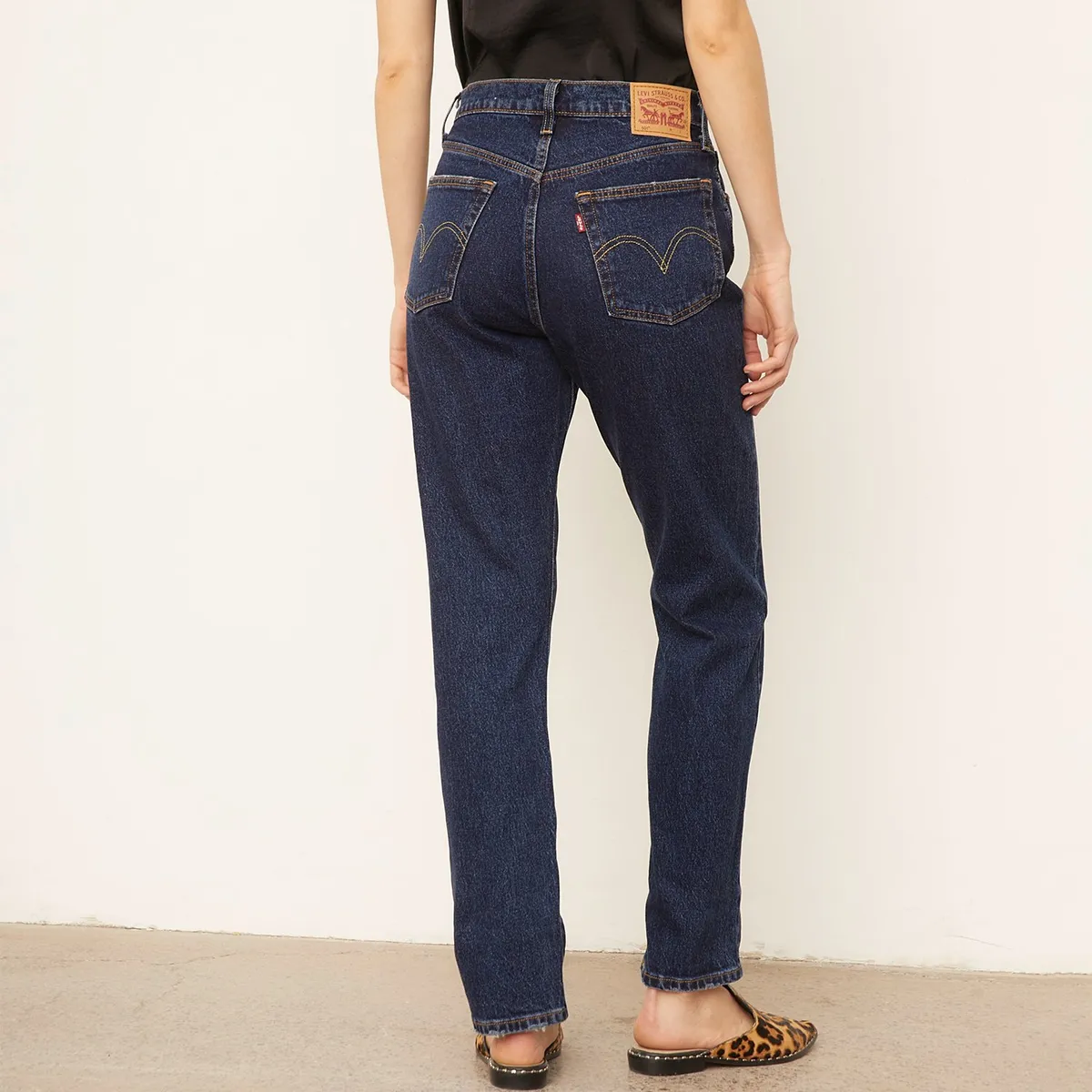 LEVIS - Jeans Straight Tiro Alto Mujer Levis