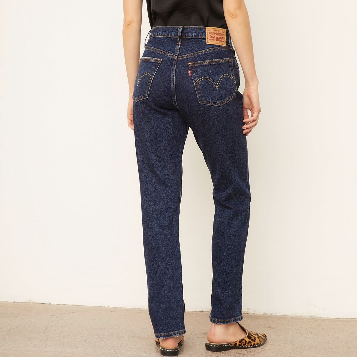 LEVIS - Jeans Straight Tiro Alto Mujer Levis
