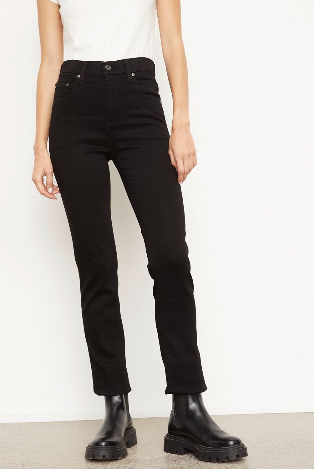 LEVIS - Jeans Straight Tiro Alto Mujer 724 Levis