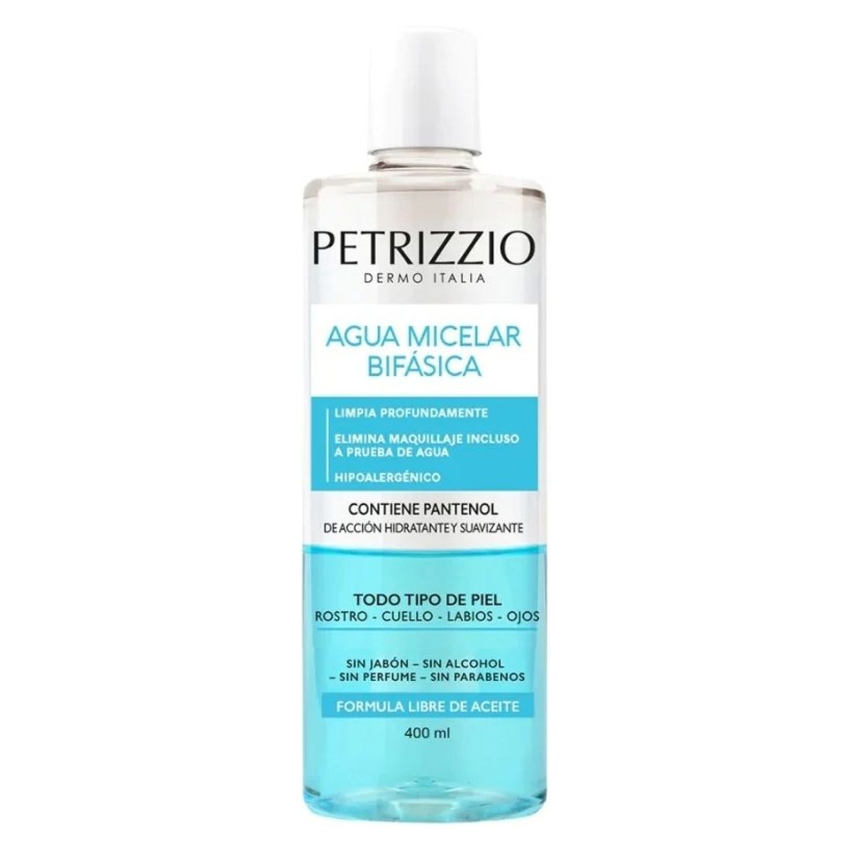 PETRIZZIO - Agua Micelar Bifásica 400 Ml Petrizzio