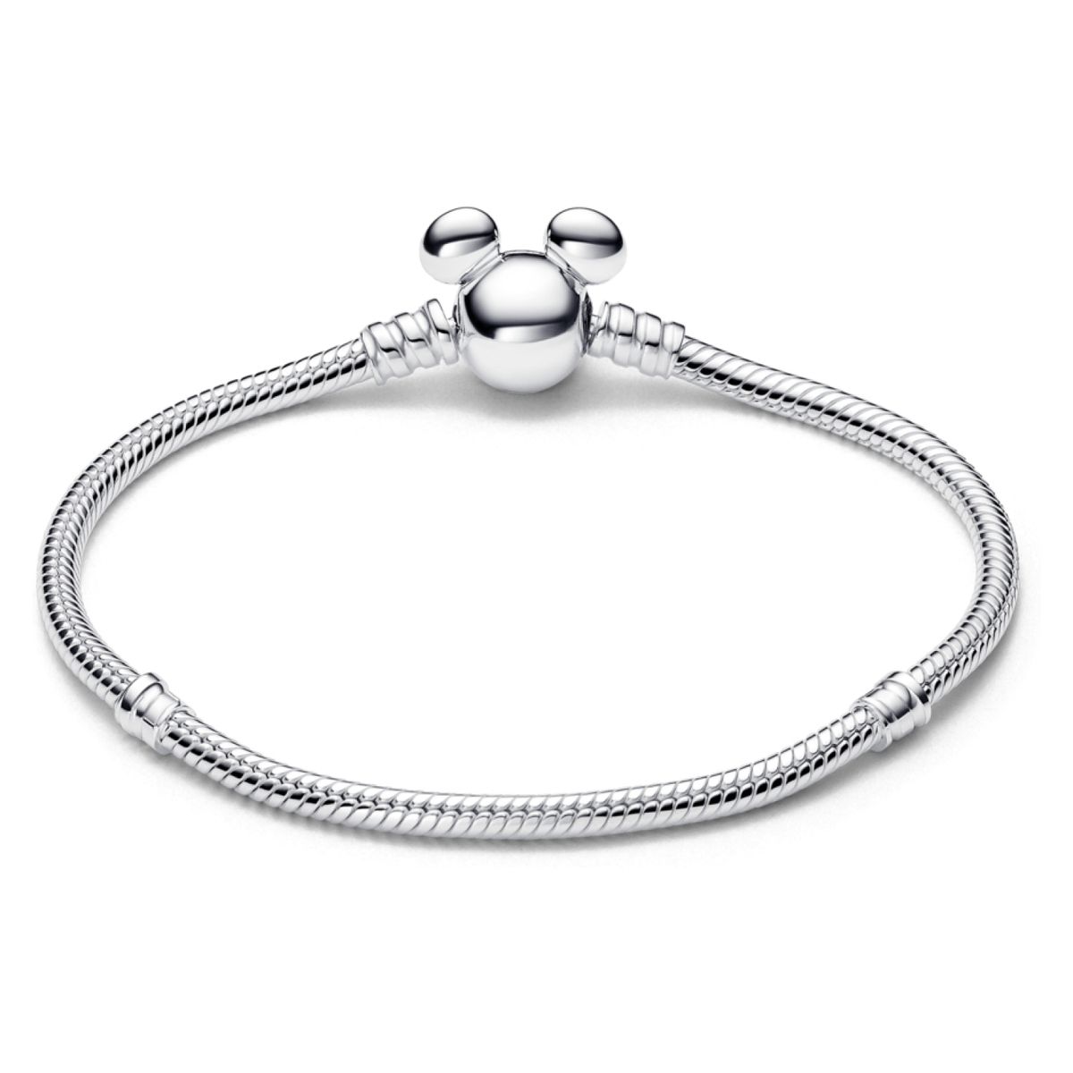PANDORA - Brazalete Pandora Moments Cadena De Serpiente Con Cierre Mickey Mouse De Disney Mujer Pandora