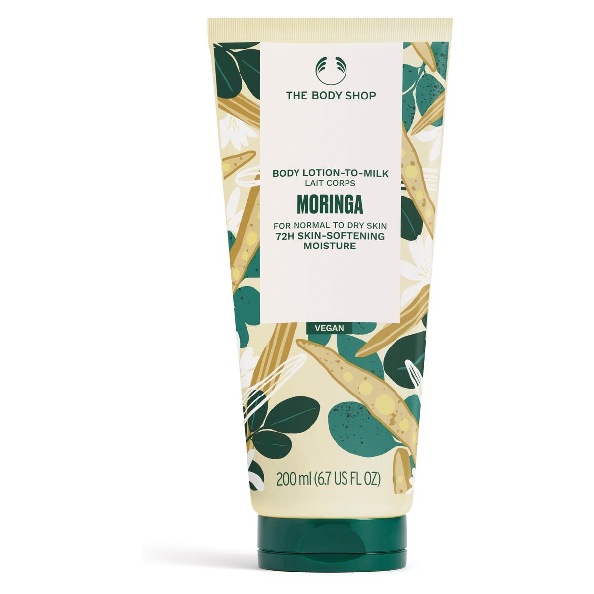 THE BODY SHOP - Loción Corporal Hidratante Moringa 200 Ml The Body Shop
