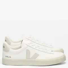 VEJA - Campo Zapatilla Urbana Hombre Cuero Blanco