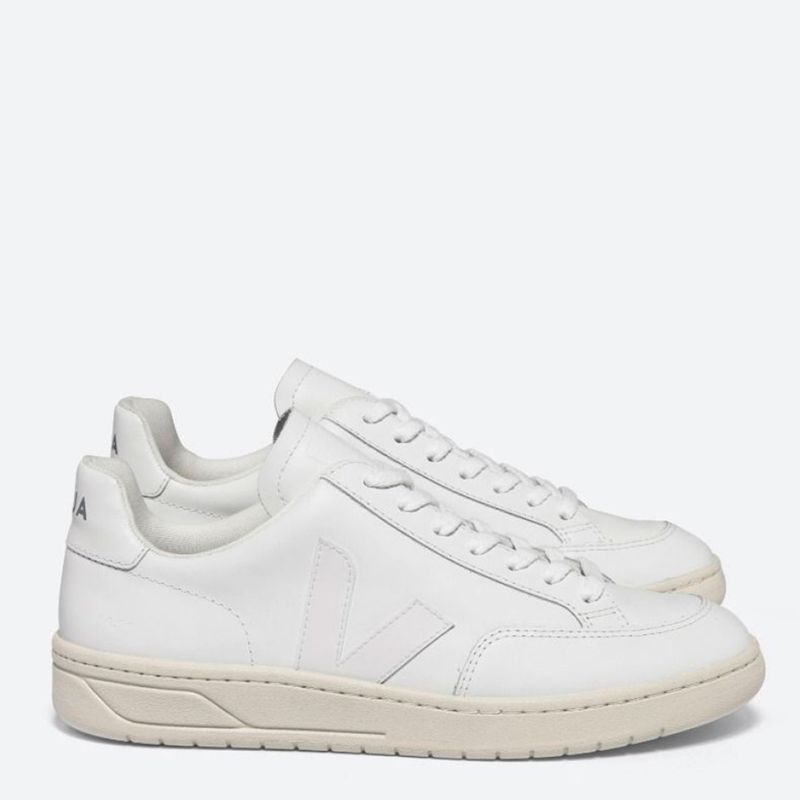 VEJA - V-12 Zapatilla Urbana Hombre Cuero Blanco Veja