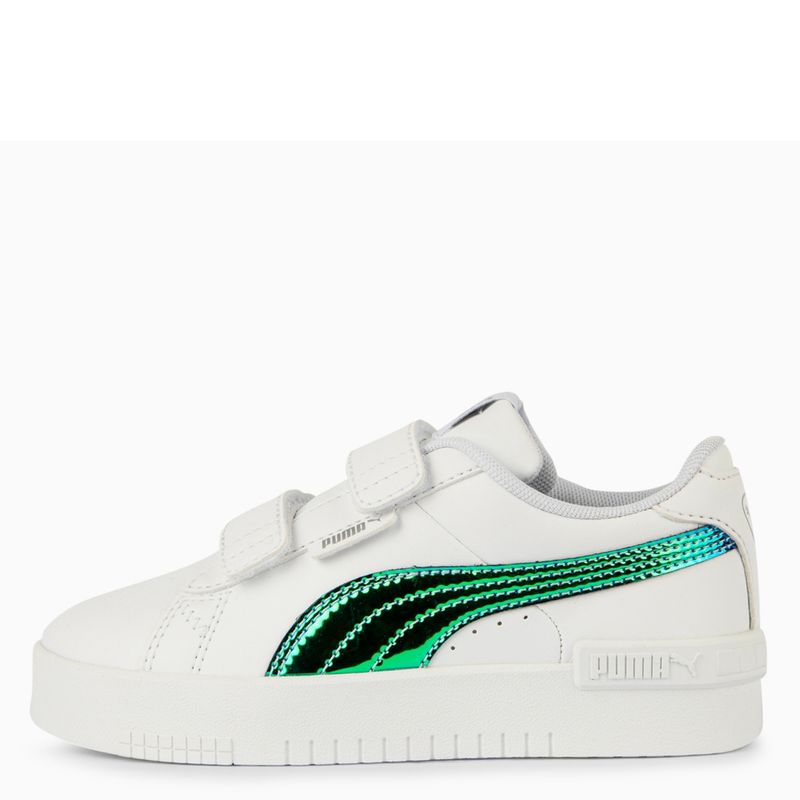 PUMA - Jada Holo Zapatilla Urbana Niña Blanco (28 a 35) Puma