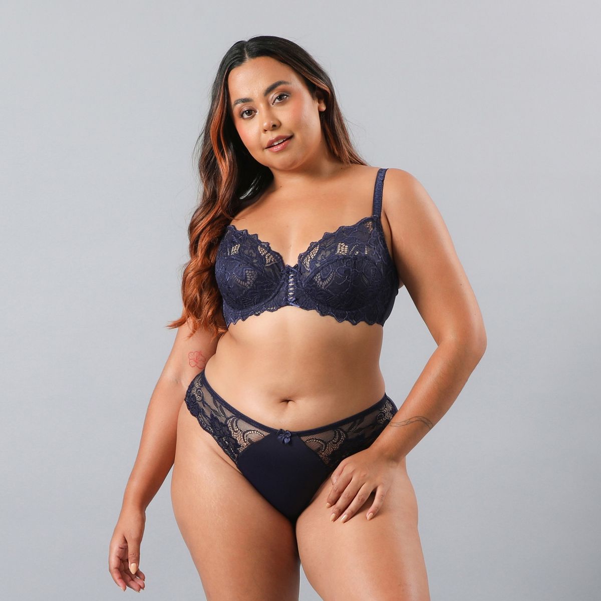 FLORES - Sostén Encaje Y Pasamaneria Mujer Flores