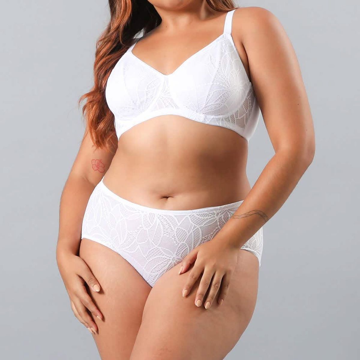 FLORES - Sostén Encaje Simplex Mujer Flores