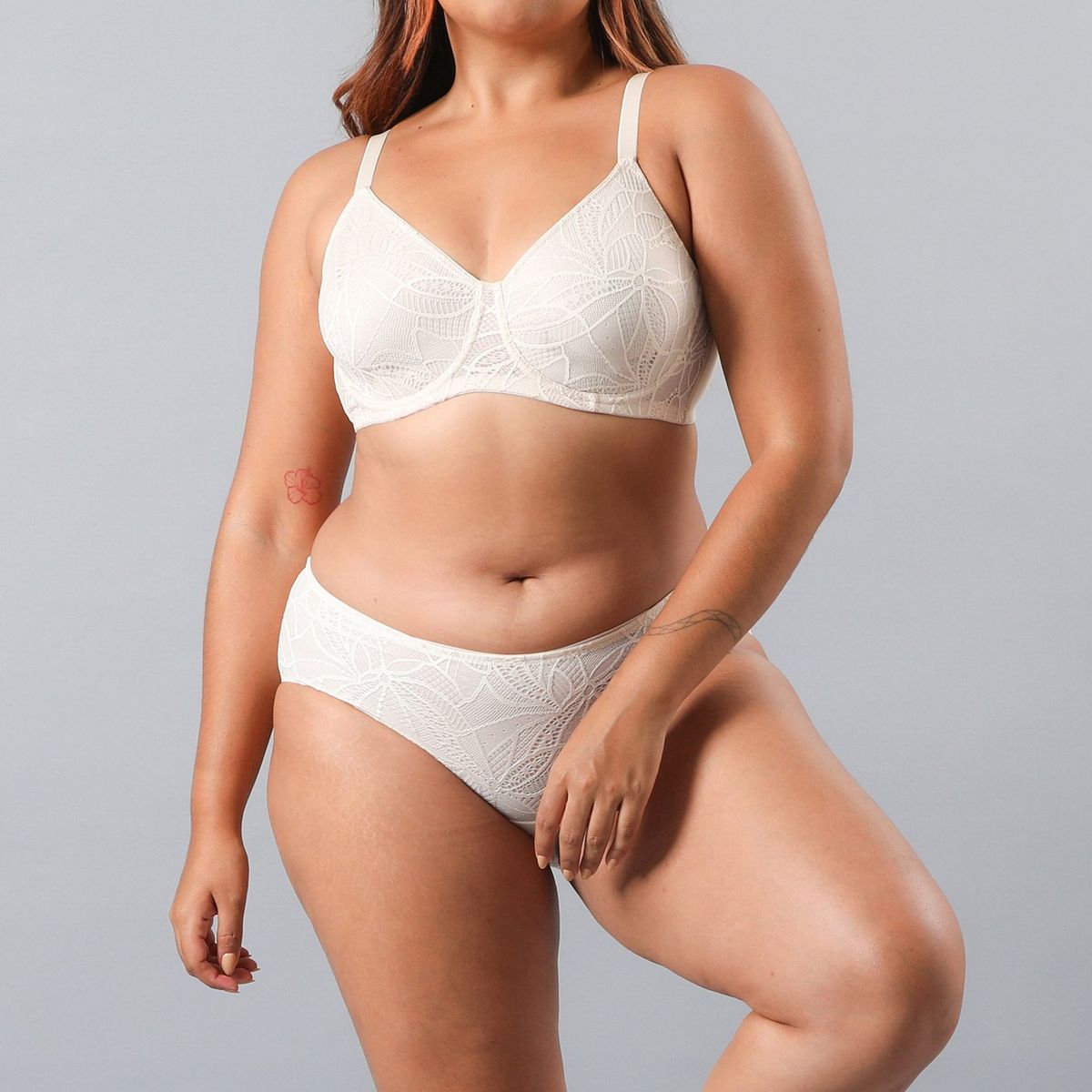 FLORES - Sostén Encaje Simplex Mujer Flores