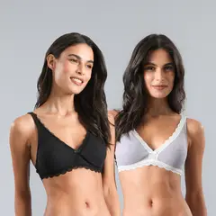 FLORES - Pack De 2 Sostenes Mujer