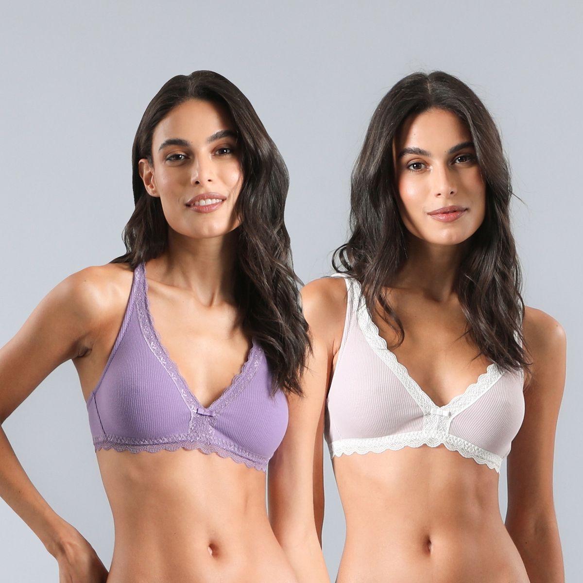 FLORES - Pack De 2 Sostenes Mujer Flores