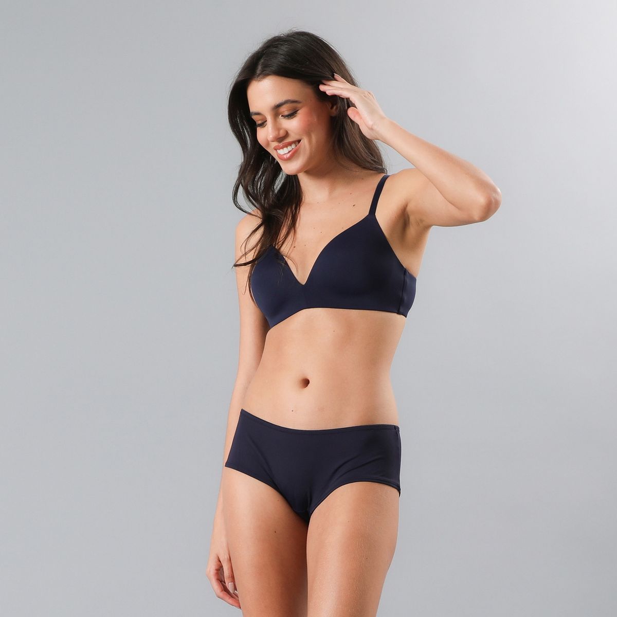 FLORES - Sostén Liso Sin Arco Mujer Flores