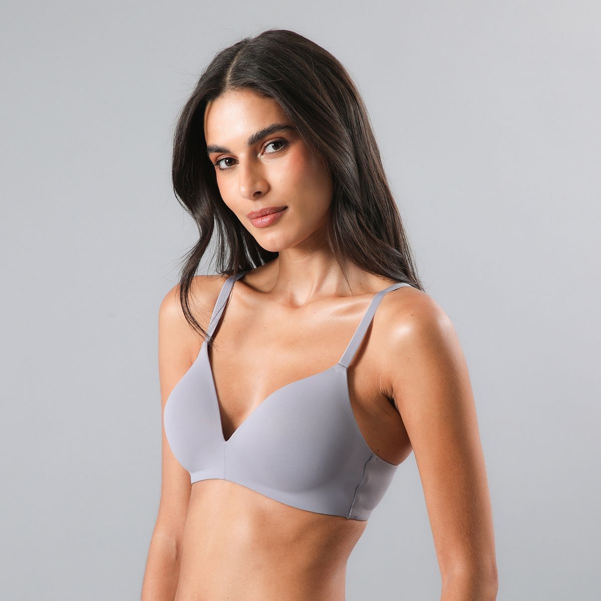 FLORES - Sostén Liso Sin Arco Mujer Flores