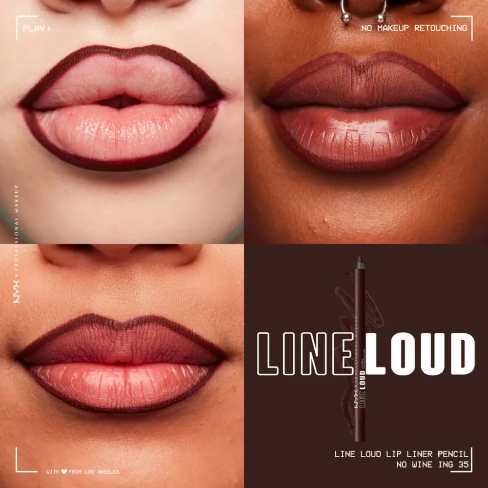 Lapiz Delineador De Labios Line Loud Lip Liner - No Wine Ing, foto 5