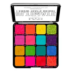 NYX PROFESSIONAL MAKEUP - Paleta de Sombras Ultimate Shadow Palette - I Know Thats Bright