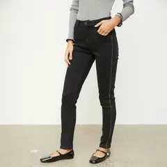 BASEMENT - Jeans Skinny Tiro Medio Mujer