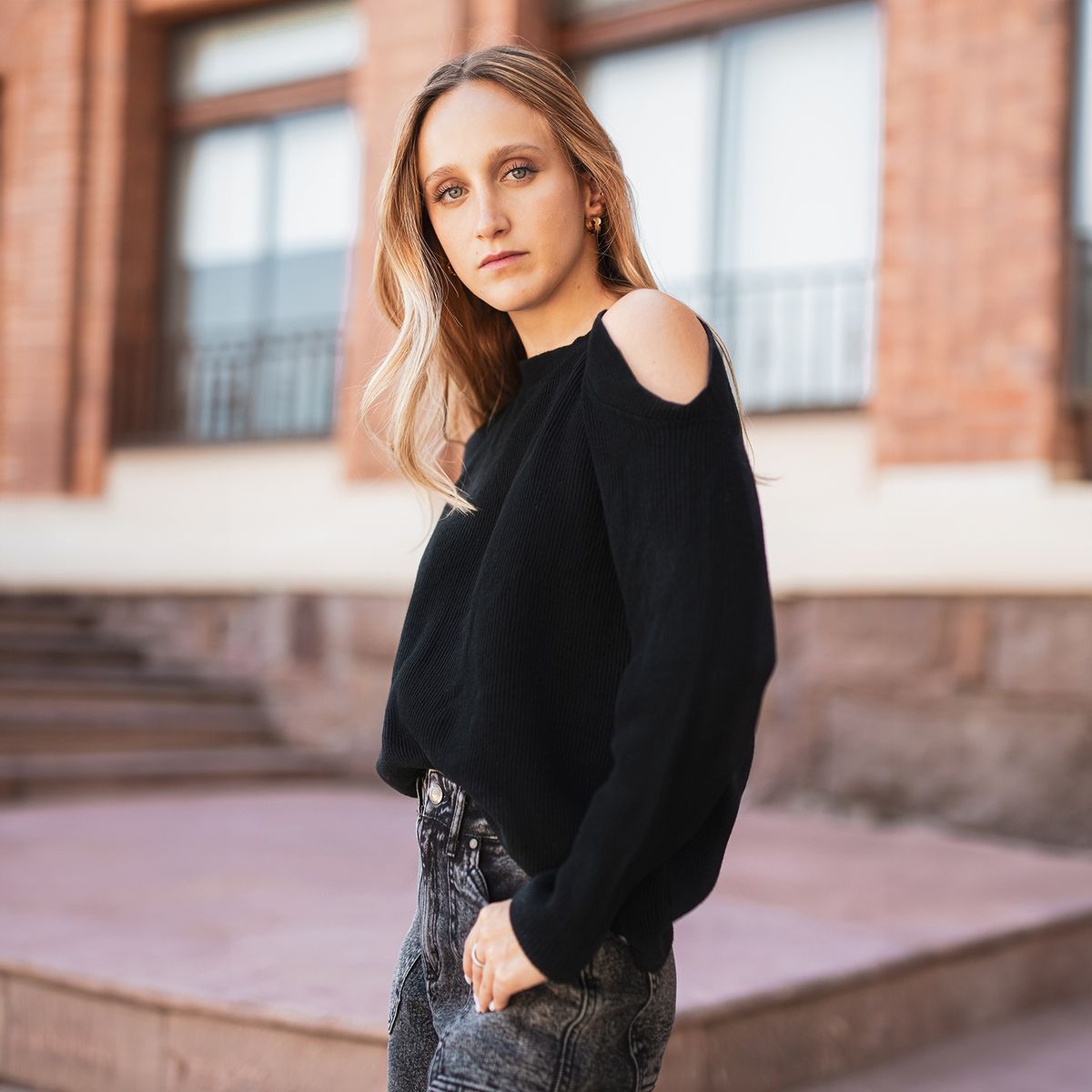 RAINDOOR - Sweater Sin Hombros Raindoor