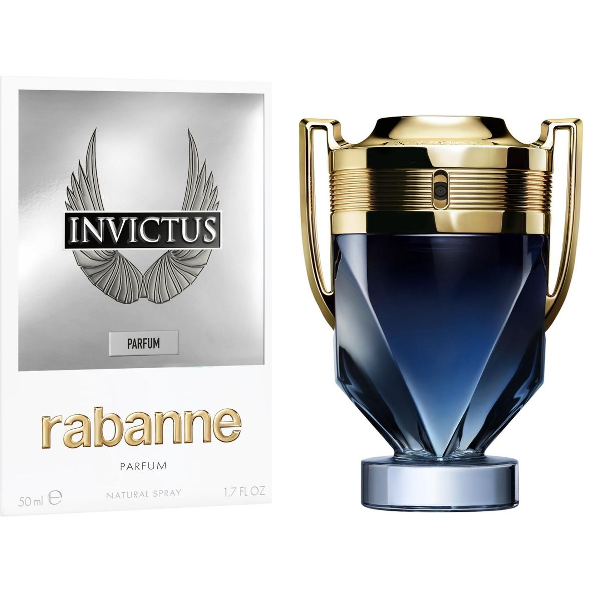 RABANNE - Perfume Hombre Rabanne Invictus Parfum 50ML Rabanne