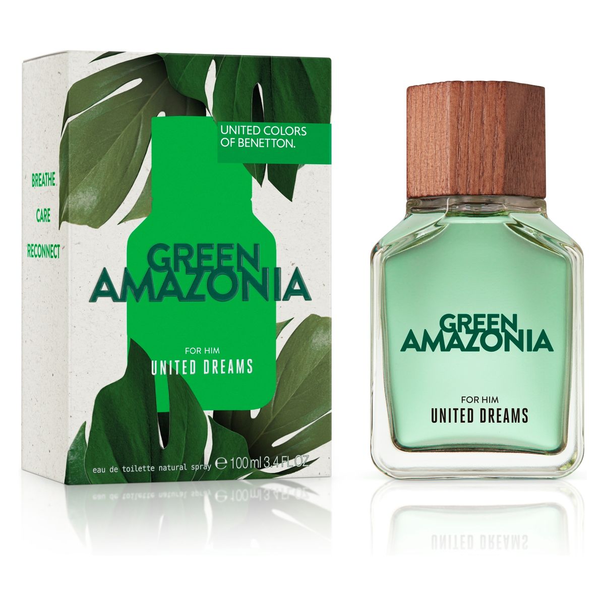 BENETTON - Perfume Hombre Benetton United Dreams Green Amazonía EDT 100ml