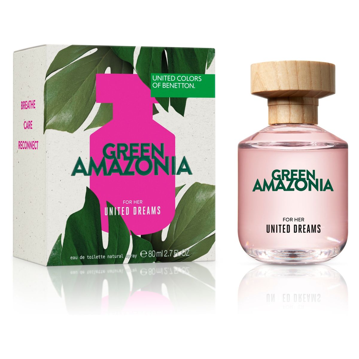 BENETTON - Perfume Mujer Benetton United Dreams Green Amazonia Edt 80Ml Benetton
