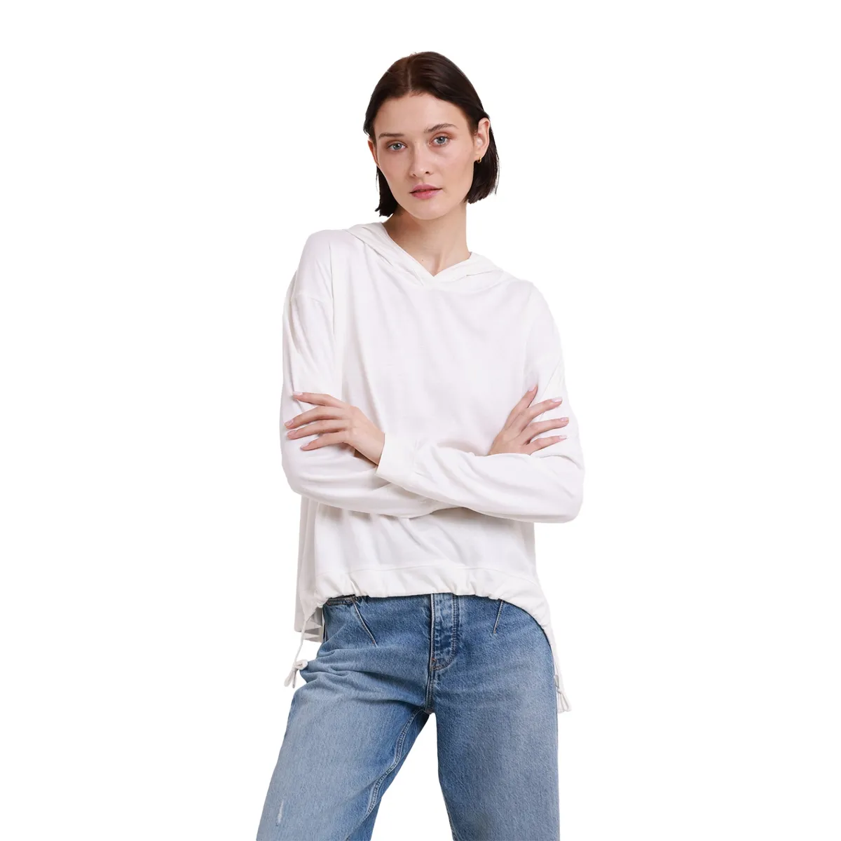 ESPRIT - Polera Manga Larga Algodón Mujer Esprit