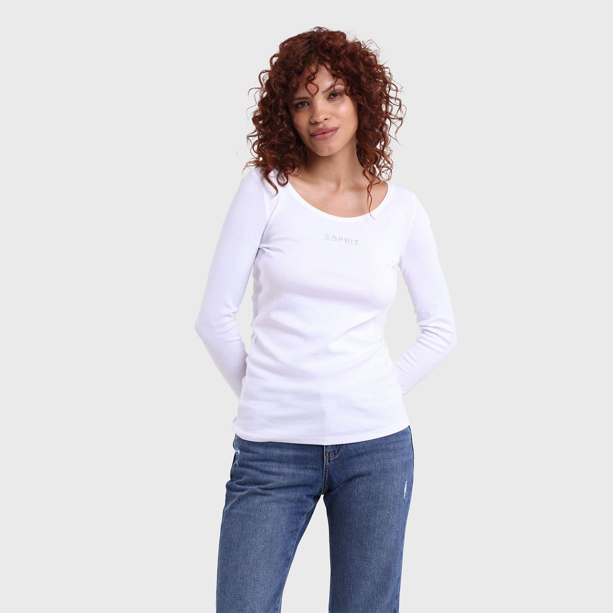 ESPRIT - Polera Algodón Mujer Esprit
