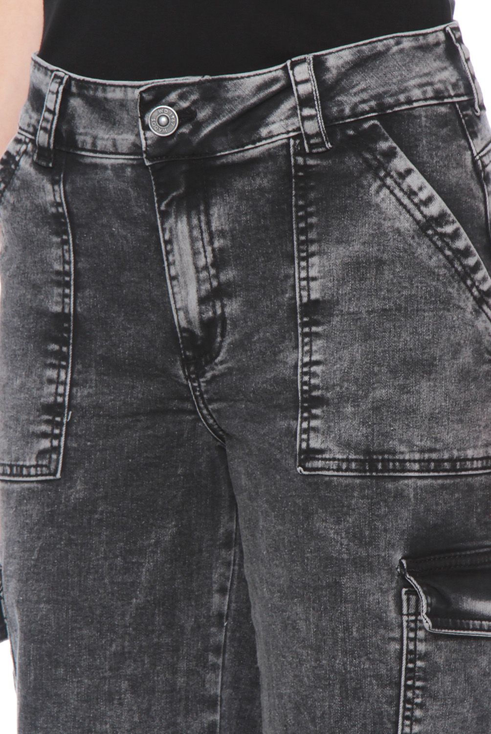 WADOS - Jeans Cargo Tiro Alto Mujer Wados