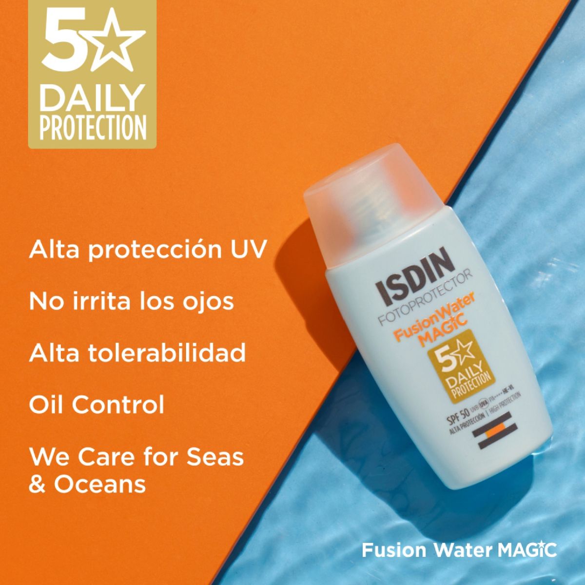 ISDIN - Set Fotoprotector Rostro Fusion Water Magic + Labial Isdin