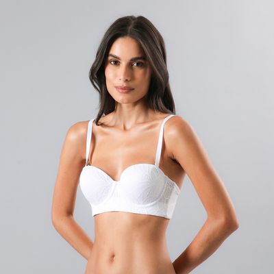 Imagen 2 del producto Sostén Sin Bretel Copa Encaje Mujer